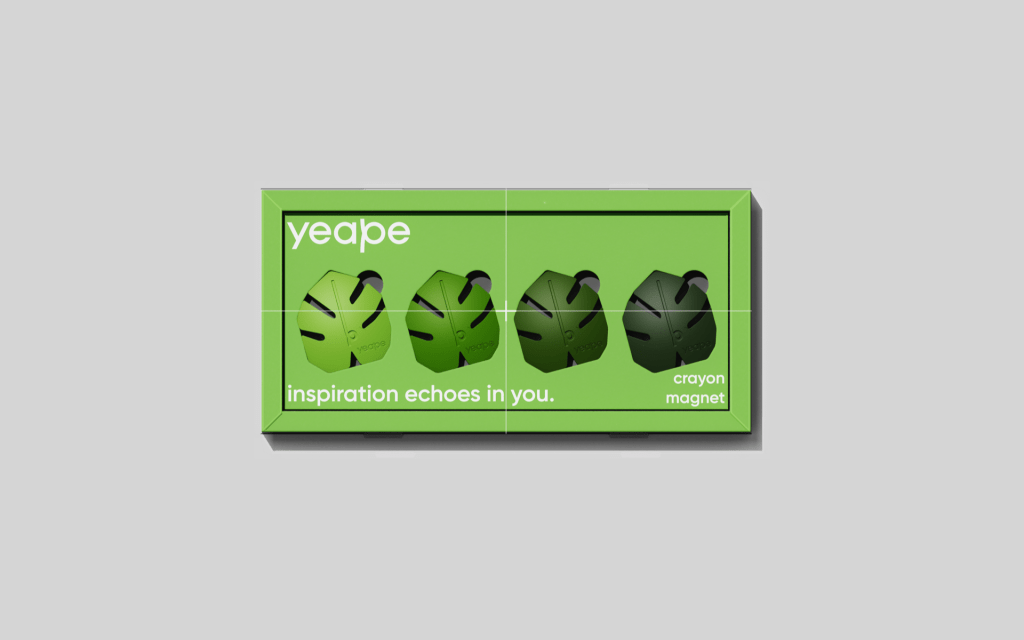 Monstera Crayon Magnet&nbsp;Set